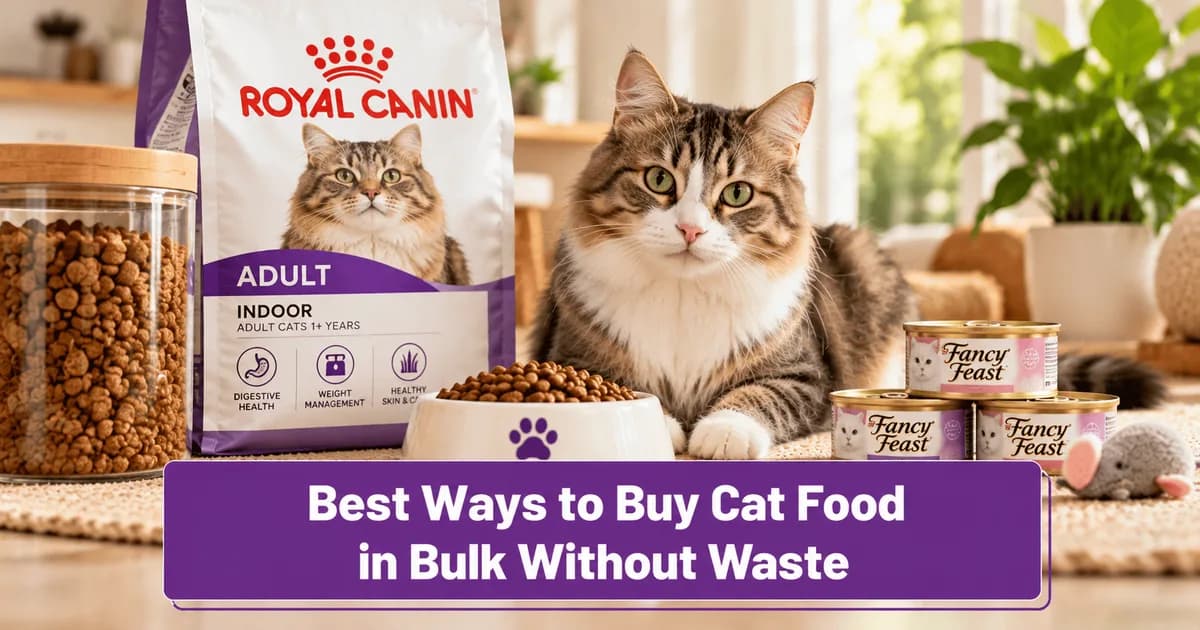Best Ways to Buy Cat Food in Bulk Without Waste